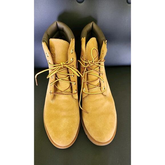 Timberland Women’s 9.5 Linden Woods Waterproof Boots 6” Wheat New Whit Out Box - Picture 2 of 8